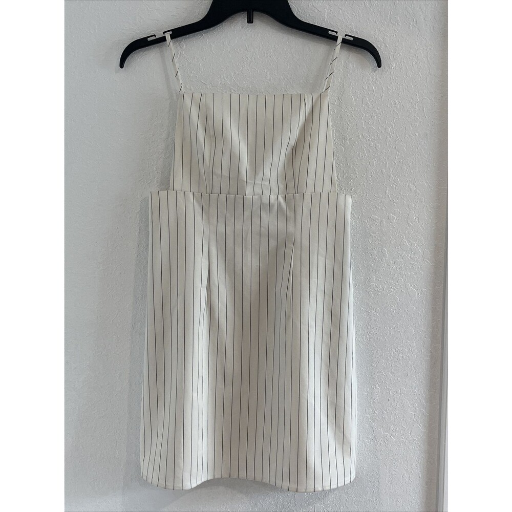Forever 21 Juniors Women Mini Dress Zip Back Striped Lined Size Small
